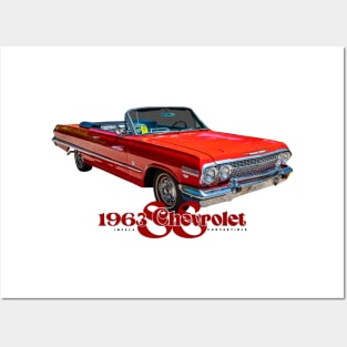 1963 Chevrolet Impala SS Convertible Posters and Art
